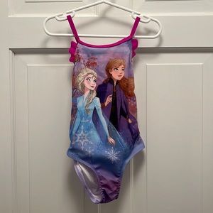 {Disney} Frozen 2 One Piece Bathing Suit - Size 4T